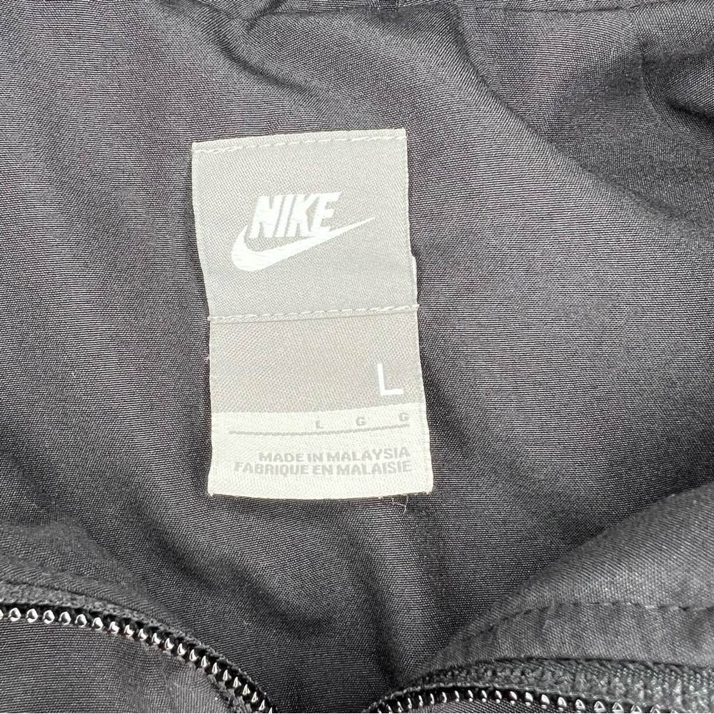 Nike Full Zip Long Sleeve Black & Red Lined Jacket Men's Large Y2K - Picture 5 of 9